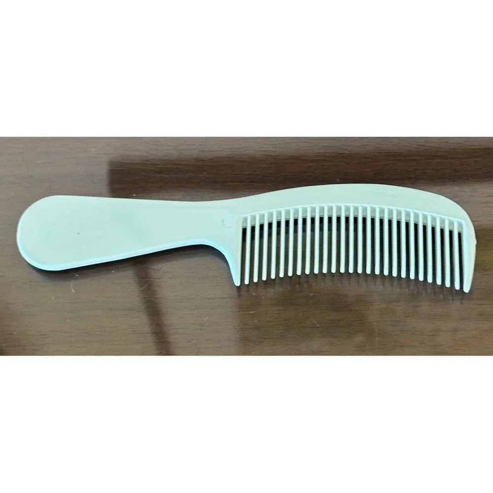 Estee Lauder Comb‎ Small Travel Purse Baby Blue Vintage